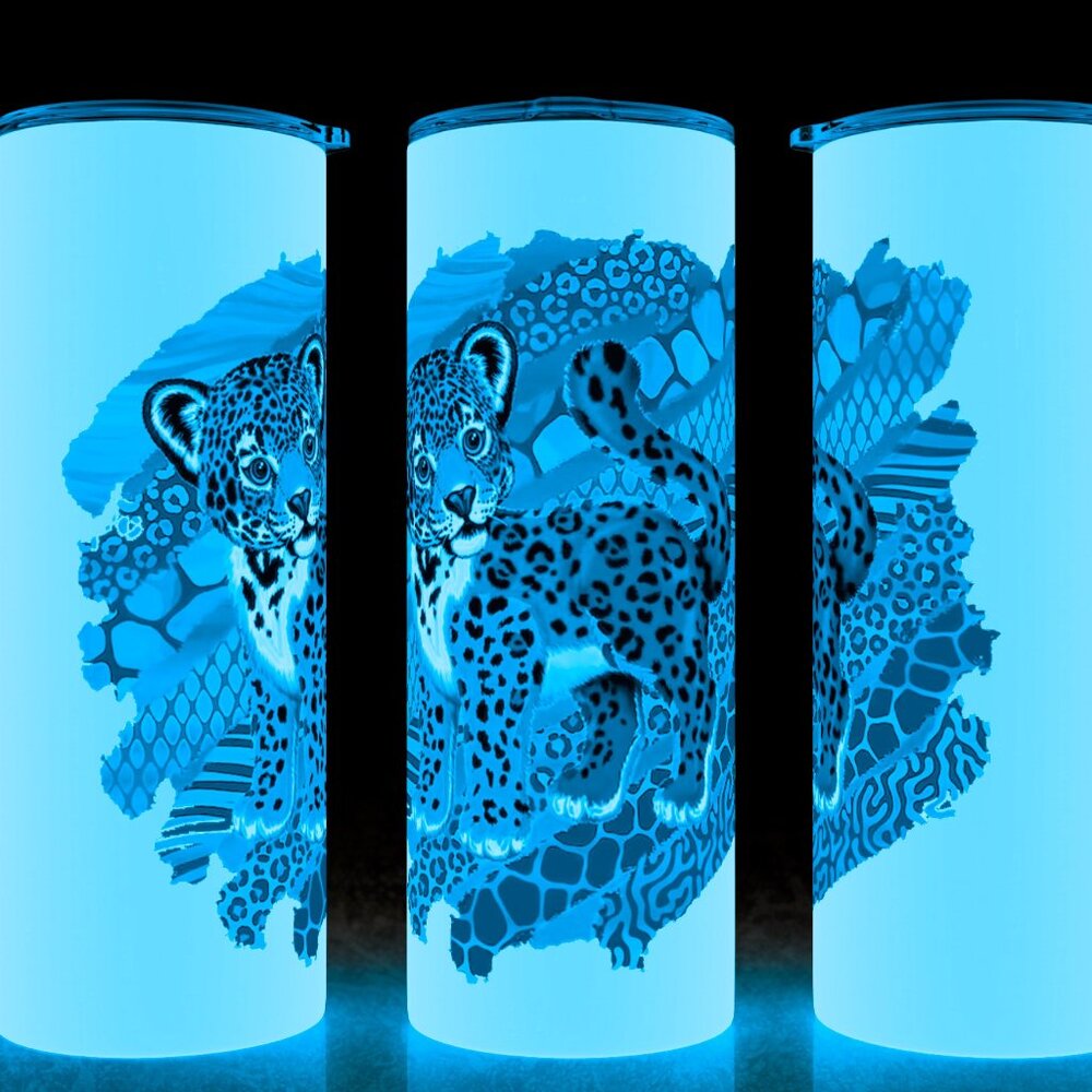 Glow in the Dark Lisa Frank Hunter 90s Cup Mug Tumbler 20oz